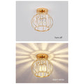 Verthara Modern Flush Mount Ceiling Light Fixture – K9 Crystal - LED Compatible - Elegant Design - Indoor Use - Polished Chrome Finish