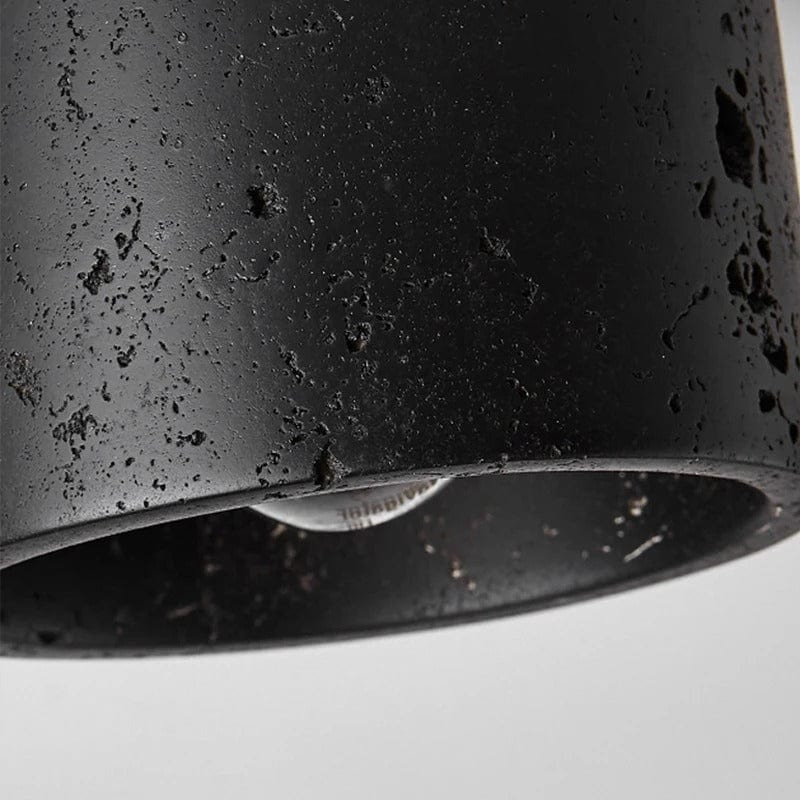 Verthara Modern Flush Mount LED Ceiling Light Fixture – Minimalist - Black Finish - Indoor Use - Energy Efficient - Ideal for Aisles and Corridors