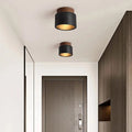Verthara Modern Flush Mount LED Ceiling Light Fixture – Minimalist - Black Finish - Indoor Use - Energy Efficient - Ideal for Aisles and Corridors