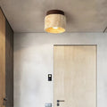 Verthara Modern Flush Mount LED Ceiling Light Fixture – Minimalist - Black Finish - Indoor Use - Energy Efficient - Ideal for Aisles and Corridors