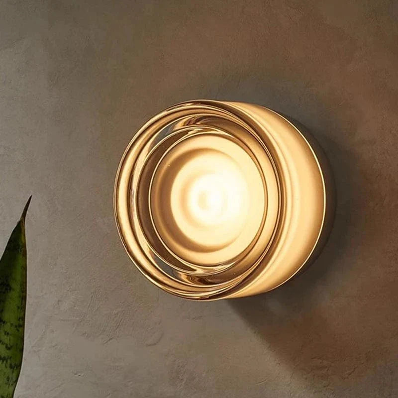 Verthara Modern Glass Shade LED Wall Lamp