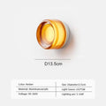 Verthara Modern Glass Shade LED Wall Lamp
