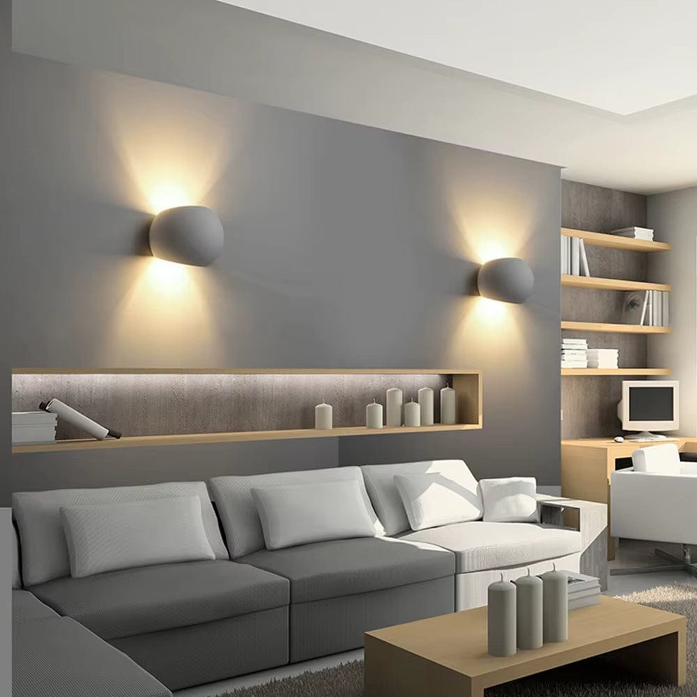 Verthara Modern Gypsum Wall Light - Indoor Wall Lamp - G9 LED Compatible - Adjustable Style - Vintage/Industrial - 60W Maximum Wattage