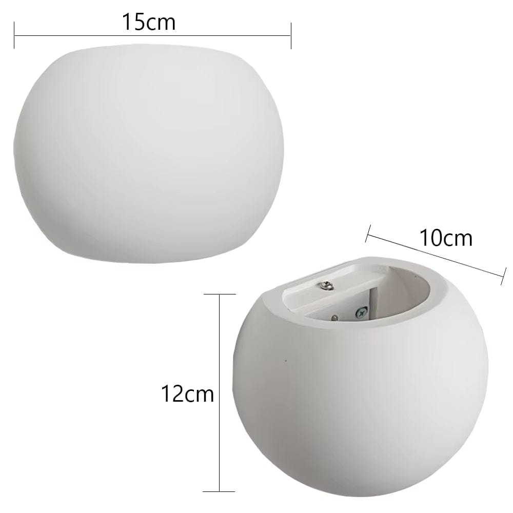 Verthara Modern Gypsum Wall Light - Indoor Wall Lamp - G9 LED Compatible - Adjustable Style - Vintage/Industrial - 60W Maximum Wattage