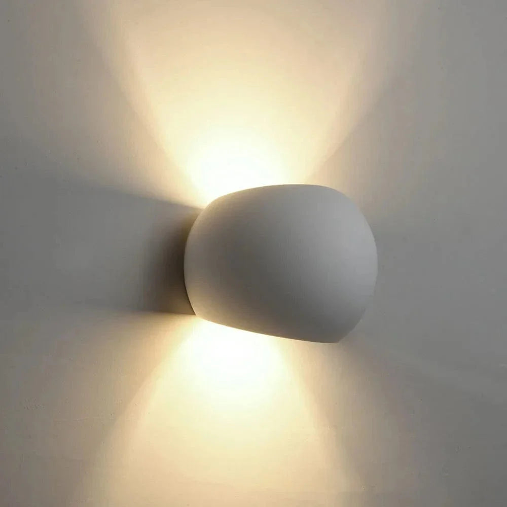 Verthara Modern Gypsum Wall Light - Indoor Wall Lamp - G9 LED Compatible - Adjustable Style - Vintage/Industrial - 60W Maximum Wattage Cool White (5500-7000K) / model 4