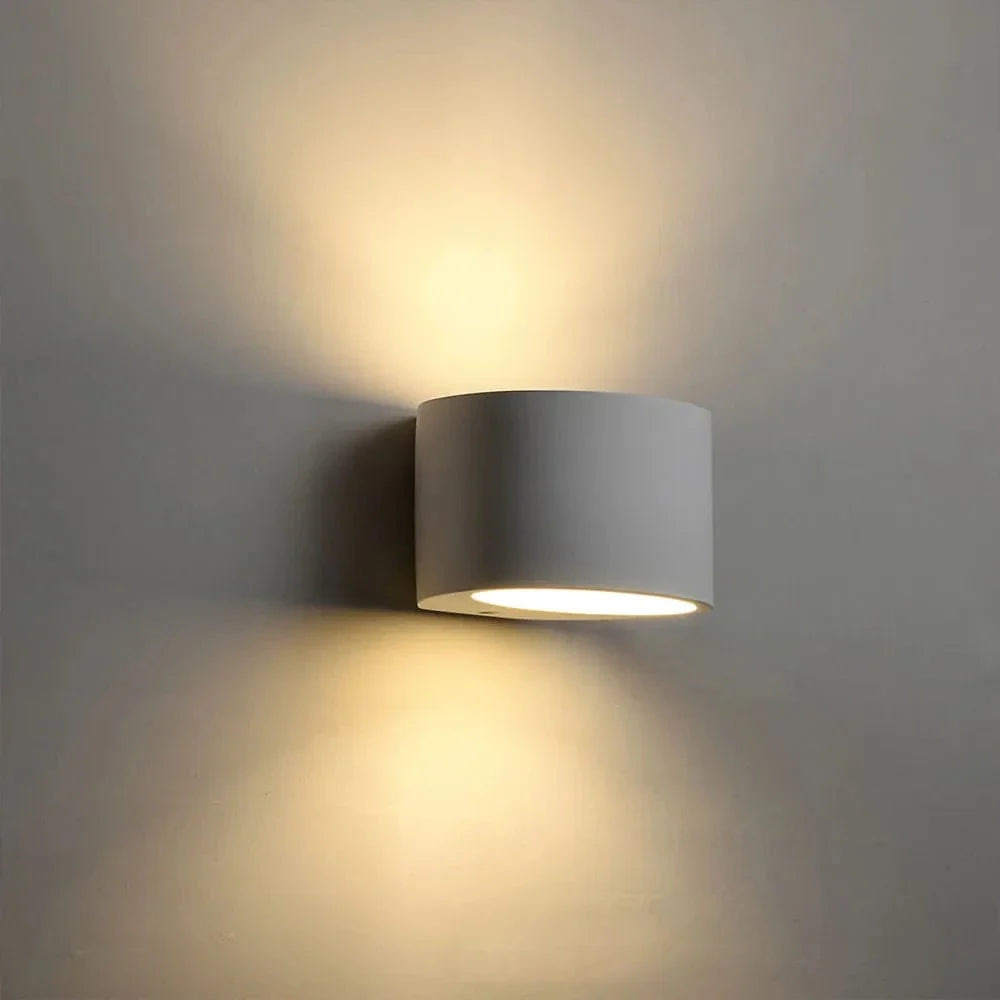 Verthara Modern Gypsum Wall Light - Indoor Wall Lamp - G9 LED Compatible - Adjustable Style - Vintage/Industrial - 60W Maximum Wattage Cool White (5500-7000K) / model 3