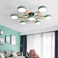 Verthara Modern LED Chandelier - Indoor Lighting - Adjustable Colour Temperature - Three Light Modes - Stylish Metal And Glass Design - 16cm Height