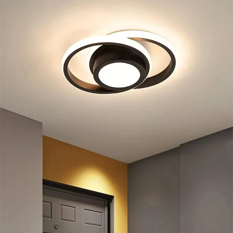 Verthara Modern LED Flush Mount Ceiling Light - Dimmable - Energy-Efficient - Three Colour Temperatures - Durable Design - Suitable for Indoor Use