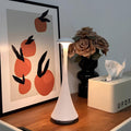 Verthara Modern LED Mushroom Rechargeable Table Lamp White