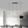 Verthara Modern LED Pendant Light - Adjustable Height - Dimmable - Black Aluminium - Cool/Warm/Neutral Tones - Indoor Lighting Black / Stepless dimming-RC