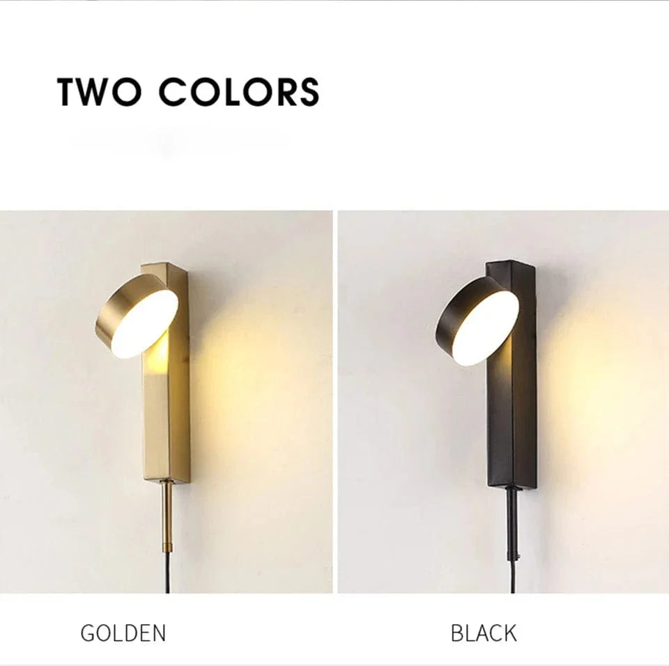 Verthara Modern LED Wall Lamps Rotatable Wall Sconce