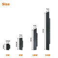 Verthara Modern Outdoor LED Wall Light - Wall-Mounted - Up/Down Lighting - IP65 Waterproof - Aluminium - Black/White Finish