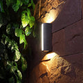 Verthara Modern Outdoor Wall Light - Waterproof Aluminum Sconce for Garden and Porch - 4W LED Black Exterior Wall Lantern