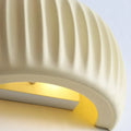 Verthara Modern Resin Wall Light - Wall-Mounted - Ambient Lighting - French Beige - Ideal For Bedroom - Living Room - Corridor - Staircase