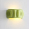 Verthara Modern Resin Wall Light - Wall-Mounted - Ambient Lighting - French Beige - Ideal For Bedroom - Living Room - Corridor - Staircase Green