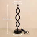 Verthara Modern Seaweed LED Table Lamp Black