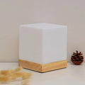 Verthara Modern Solid Wood Table Lamp – E27 Socket – Warm White – Elegant Design - Ideal For Bedrooms - Living Room - Bedside Lamps