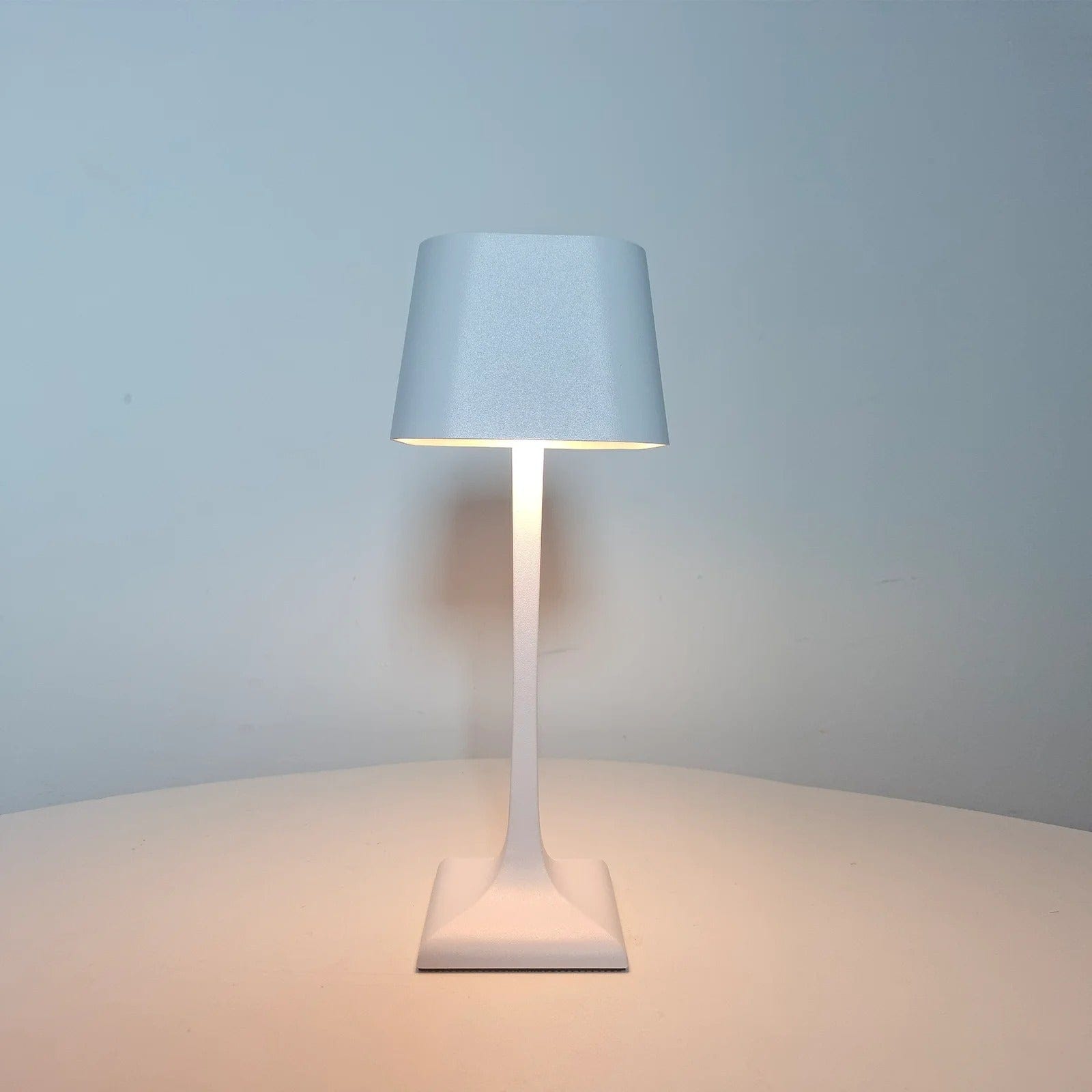 Verthara Modern Touch-Control LED Rechargeable Table Lamp White