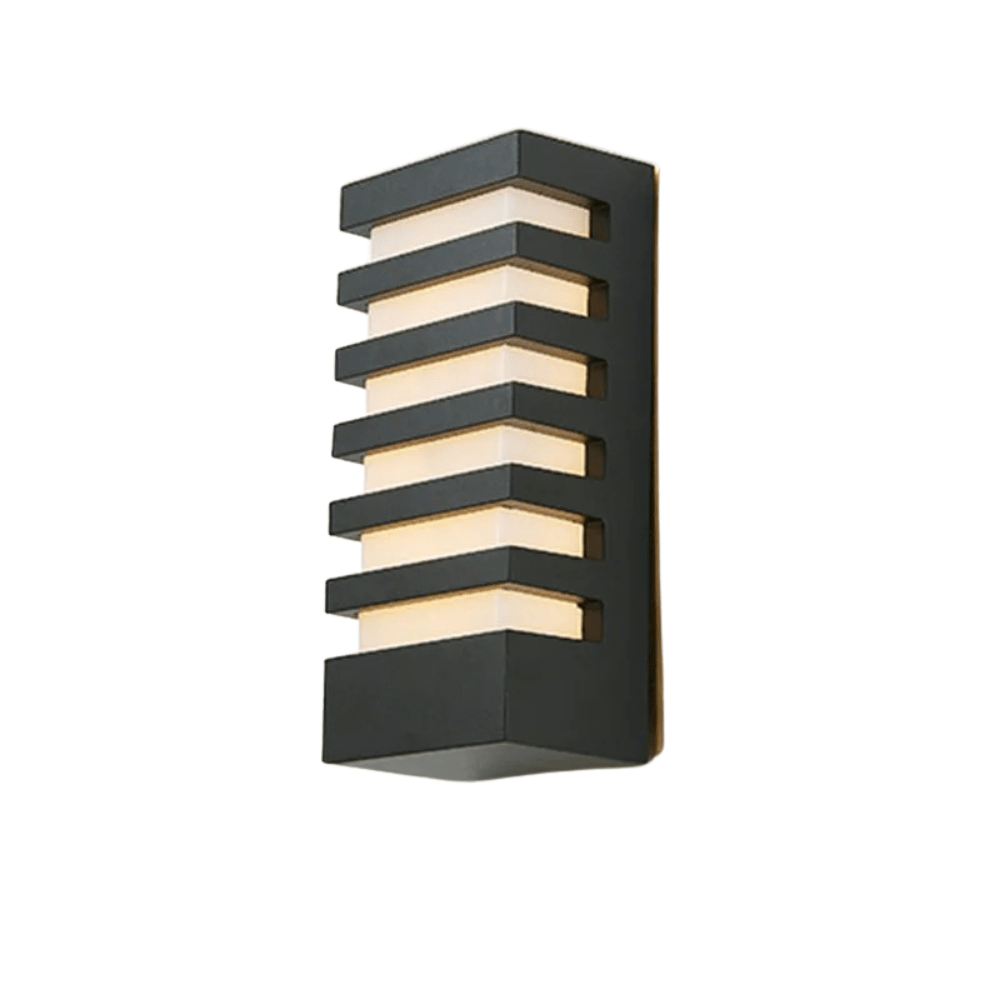 Verthara Modern Waterproof LED Outdoor Wall Light – 12W Aluminum Sconce for Porch and Garden, Energy Efficient Exterior Wall Lights Warm White / 10W
