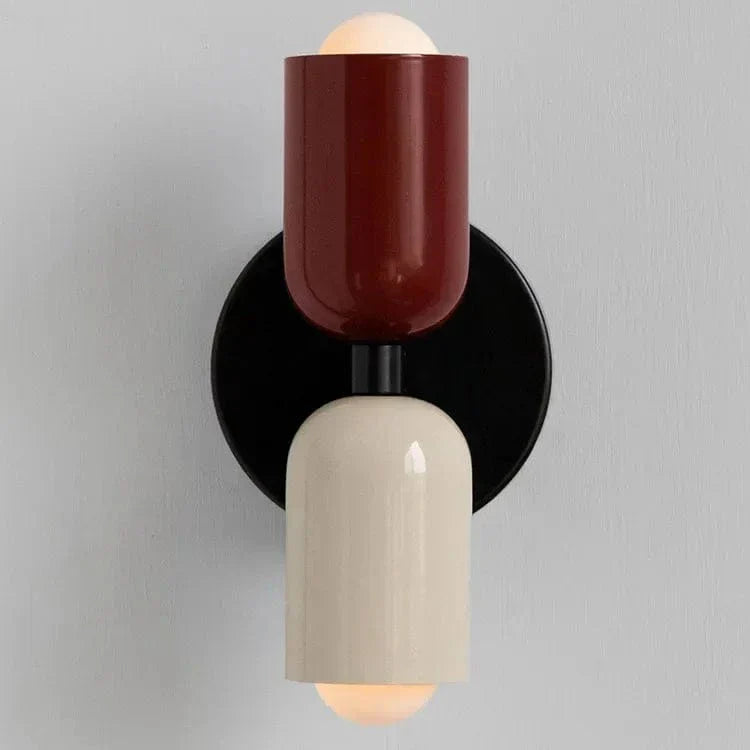 Verthara Nordic Colorful Bedside Dual Light Source Wall Lamp