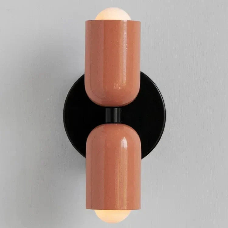 Verthara Nordic Colorful Bedside Dual Light Source Wall Lamp