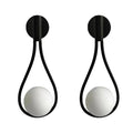 Verthara Nordic Glass Wall Lamp - G9 LED Black / Warm White (2700-3500K) / 2