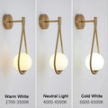 Verthara Nordic Glass Wall Lamp - G9 LED