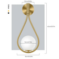 Verthara Nordic Glass Wall Lamp - G9 LED