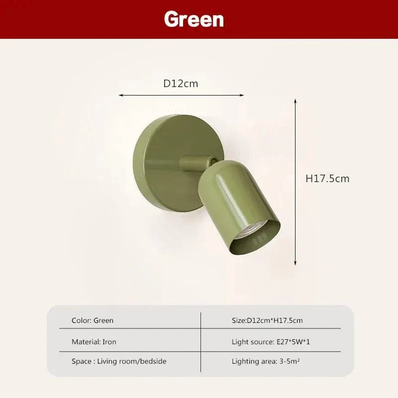 Verthara Nordic LED Wall Light – Minimalist Design – Iron Construction – Tri-Colour Options – Indoor Use – Ideal for Bedroom and Hallway