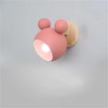 Verthara Nordic LED Wall Light – Simple Design – Soft Tones – Ideal For Children's Room – Compact Size - Indoor Lighting Pink