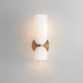 Verthara Nordic Minimalist Glass Wall Light - Wall Mounted - E14 LED Included - Electroplated Copper - Indoor Use - Available In Dark Gray, White, Blue White / 220V