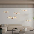 Verthara Nordic Style Bird LED Wall Lamp - 50CM Modern Iron Acrylic Wall Sconce