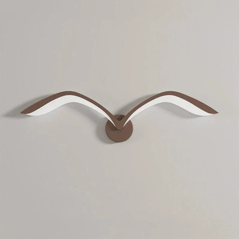Verthara Nordic Style Bird LED Wall Lamp - 50CM Modern Iron Acrylic Wall Sconce