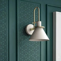 Verthara Nordic Wall Sconce with 350° Rotation and Rotary Switch for Bedroom and Hallway Lighting - Hardwired Wall Lamp