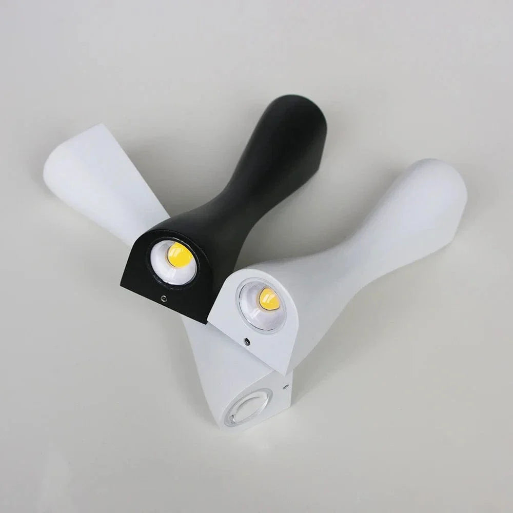 Verthara Outdoor LED Wall Light - Wall-Mounted - IP65 Waterproof - Modern Aluminium Design - Ideal For Porches And Courtyards