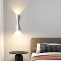 Verthara Outdoor LED Wall Light - Wall-Mounted - IP65 Waterproof - Modern Aluminium Design - Ideal For Porches And Courtyards White body / Warm White / 6W 24cm