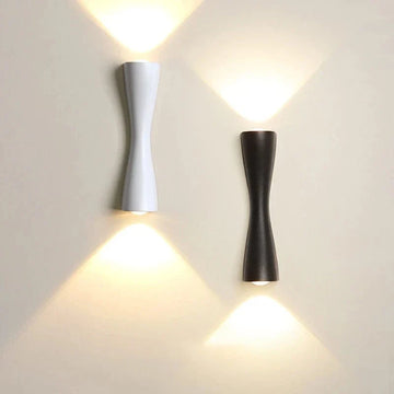 Verthara Outdoor LED Wall Light - Wall-Mounted - IP65 Waterproof - Modern Aluminium Design - Ideal For Porches And Courtyards