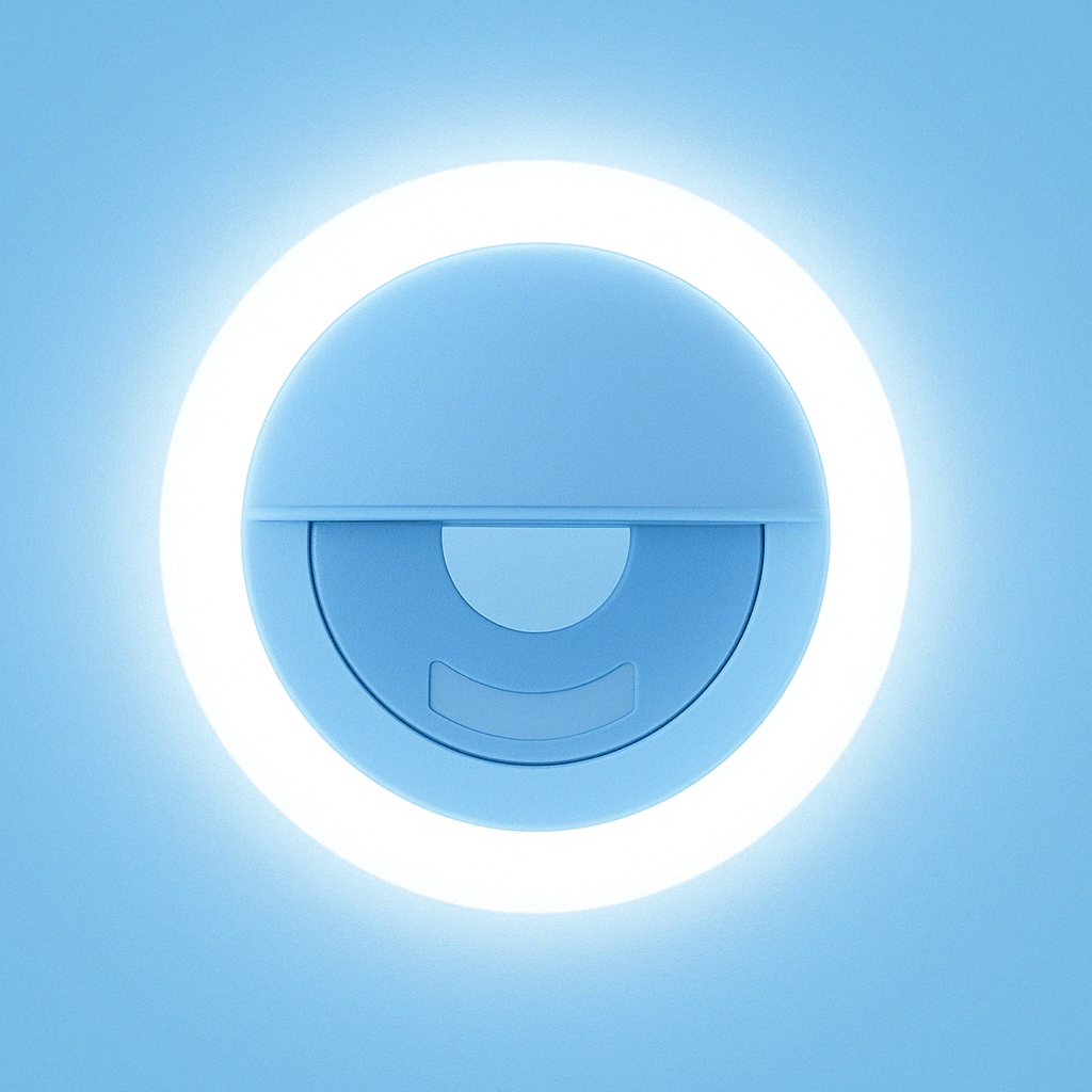 Verthara Phone Ring Light for Selfies and Video Calls Blue