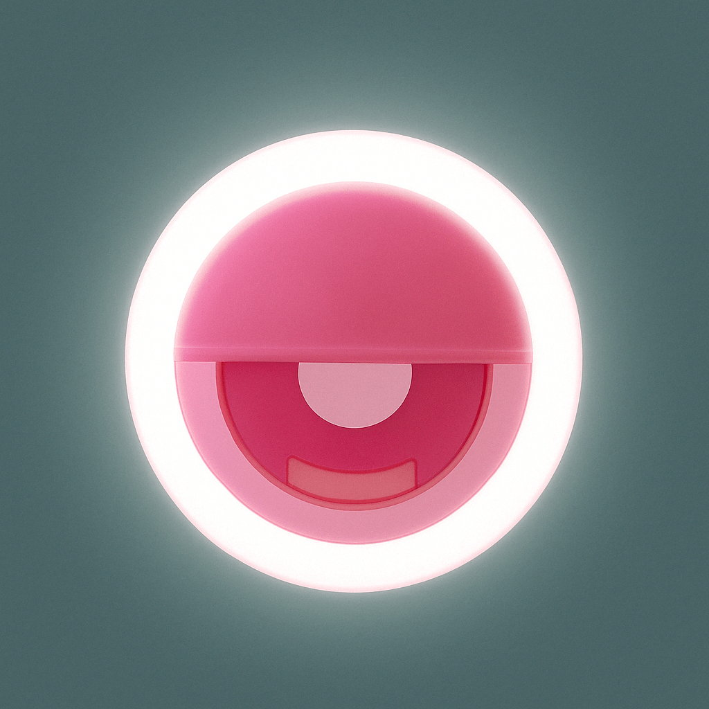 Verthara Phone Ring Light for Selfies and Video Calls Pink