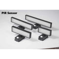 Verthara PIR Motion Sensor Outdoor Wall Light - Rotatable Design - IP65 Waterproof - Warm White - Adjustable Length - Aluminium And Glass