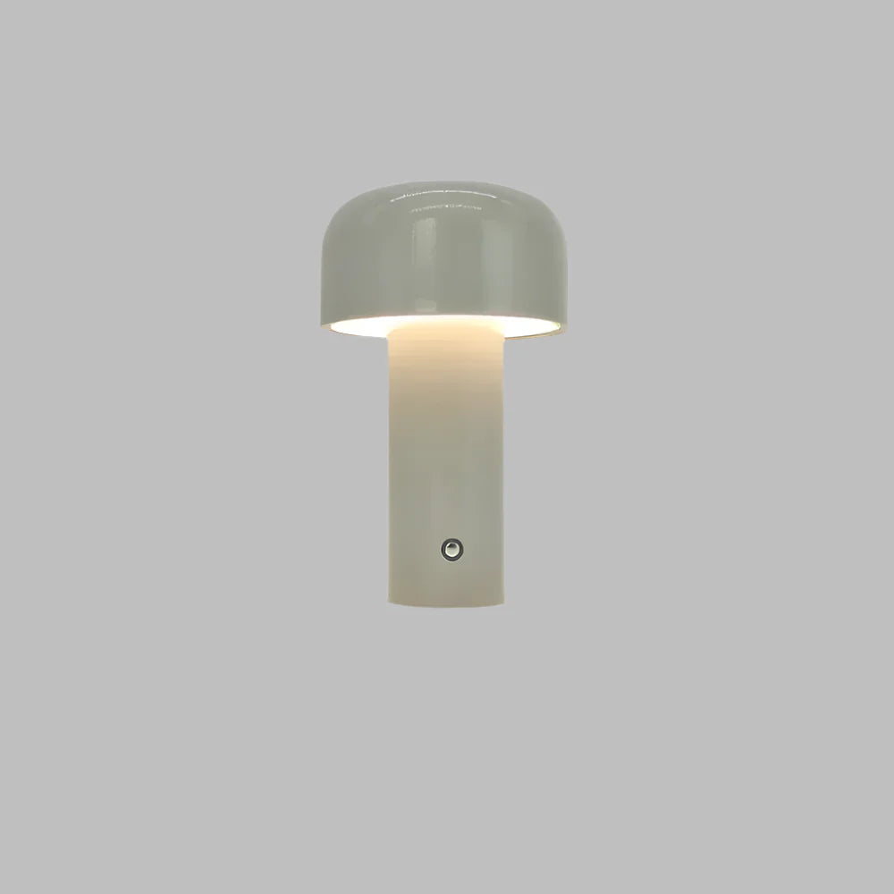 Verthara Portable LED Table Lamp - Cordless - Touch Control - Rechargeable - Modern Design - Ideal For Bedside or Desk Use Gray