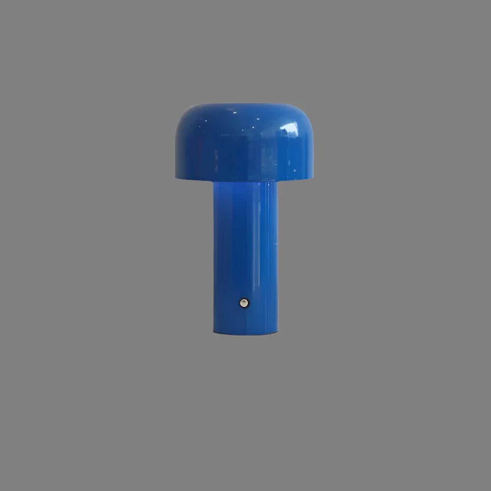 Verthara Portable LED Table Lamp - Cordless - Touch Control - Rechargeable - Modern Design - Ideal For Bedside or Desk Use Blue