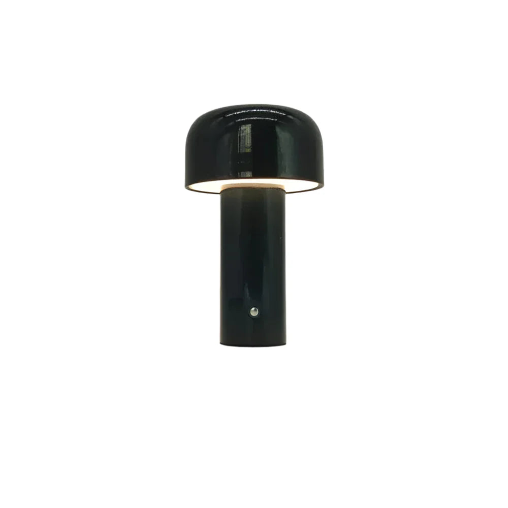 Verthara Portable LED Table Lamp - Cordless - Touch Control - Rechargeable - Modern Design - Ideal For Bedside or Desk Use Black