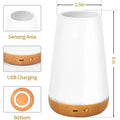 Verthara Portable RGB Touch Lamp - USB Rechargeable Bedside Light
