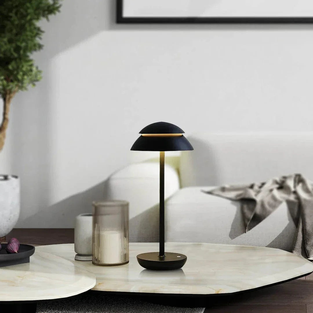 Verthara Prestige Cordless & Rechargeable Table Lamp Black
