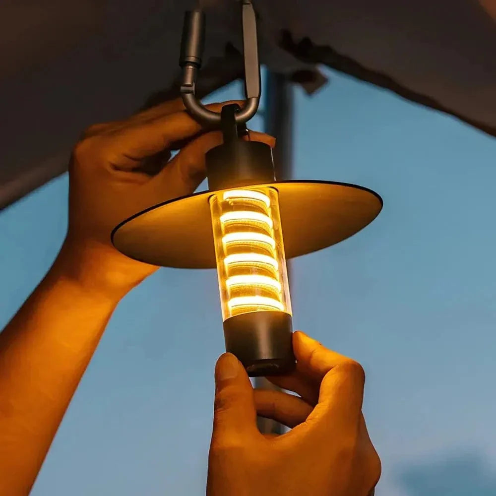 Verthara Rechargeable Camping Light Black
