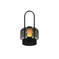 Verthara Rechargeable LED Desk Lamp - Cordless - Modern Retro Design - Portable - Touch Activation - Ideal For Indoor Use A-Black
