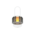 Verthara Rechargeable LED Desk Lamp - Cordless - Modern Retro Design - Portable - Touch Activation - Ideal For Indoor Use A-White