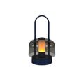 Verthara Rechargeable LED Desk Lamp - Cordless - Modern Retro Design - Portable - Touch Activation - Ideal For Indoor Use A-Blue