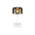 Verthara Rechargeable LED Desk Lamp - Cordless - Modern Retro Design - Portable - Touch Activation - Ideal For Indoor Use B-White